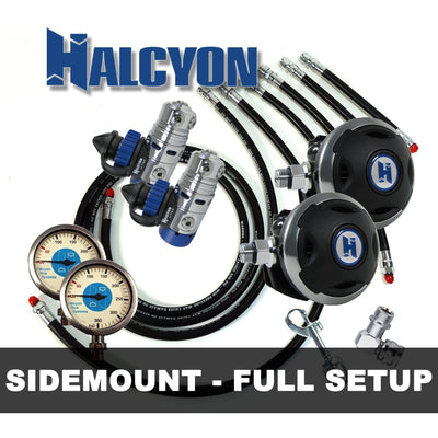 HALCYON - Complete Sidemount DIR Regulator Setup - The ScubaDiving Gear Store