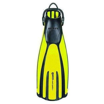 Mares Fins (Open Heel) R / Yellow Mares Avanti Quattro Plus Fins