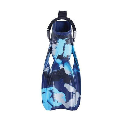 Mares Fins (Open Heel) R / Camo Blue Battle Mares Power Plana Tec Fins