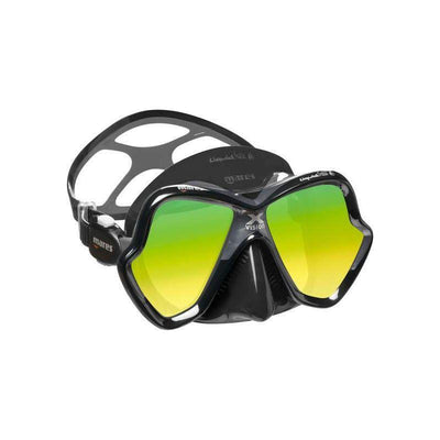 Mares Masks Gold Lens - Black Mares X-Vision Ultra Liquid Skin Mask