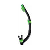 Mares Snorkels BLACK/LIME Mares Rebel Dry Snorkel