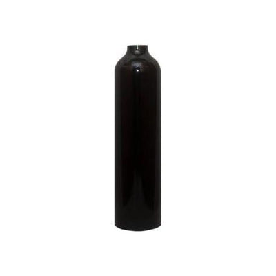 MES - Aluminium Cylinder - 2L - Black - The ScubaDiving Gear Store
