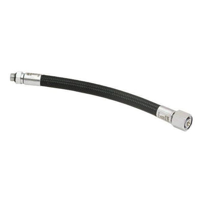 Miflex Regulator Hose 3/8" - 10cm BLACK - The ScubaDiving Gear Store