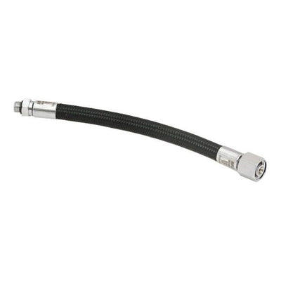 Miflex Regulator Hose 3/8" - 15cm BLACK - The ScubaDiving Gear Store