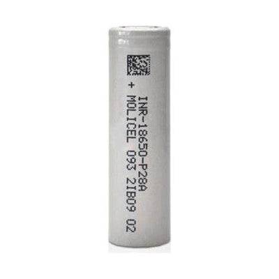 MoliCel Battery Molicel P28A 2800mAh - 25A - 18650 Battery 3.7V