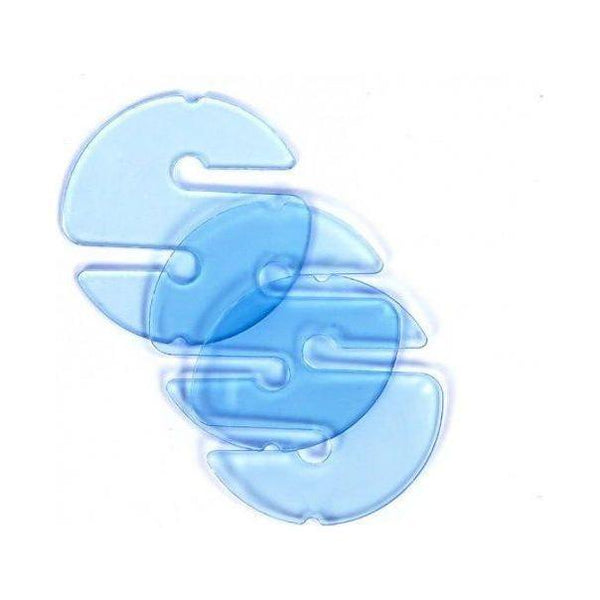Razor Line Markers Transparent Blue Razor Cookies (set of 3)