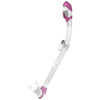 Seac Sub Dry Snorkel Pink - Clear Seac Sub - Snorkel Vortex Dry