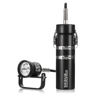SeaYa LED 30W Narrow Spot with Umbilical Battery - The ScubaDiving Gear Store