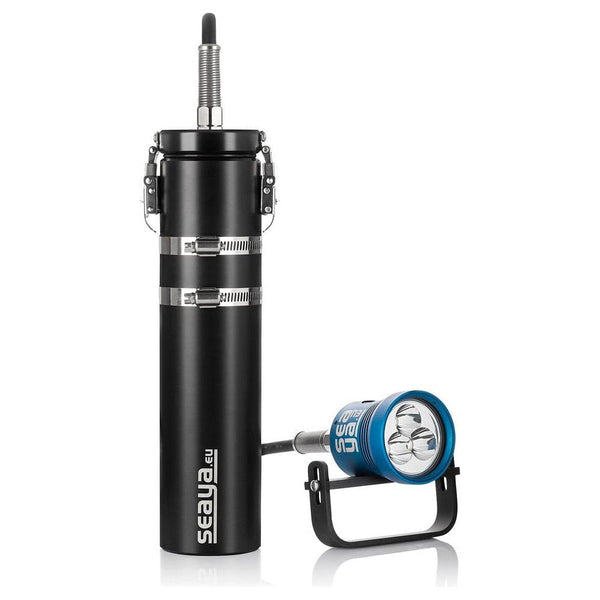 SeaYa LED 30W Narrow Spot with Umbilical Battery - The ScubaDiving Gear Store
