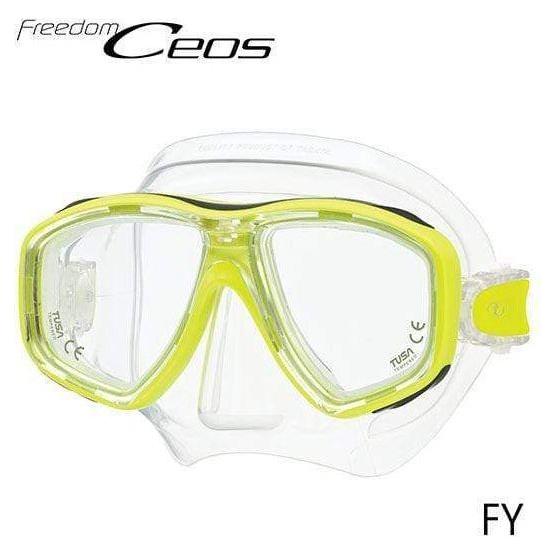 TUSA Dual Lens Mask Yellow / Clear Tusa Ceos Mask
