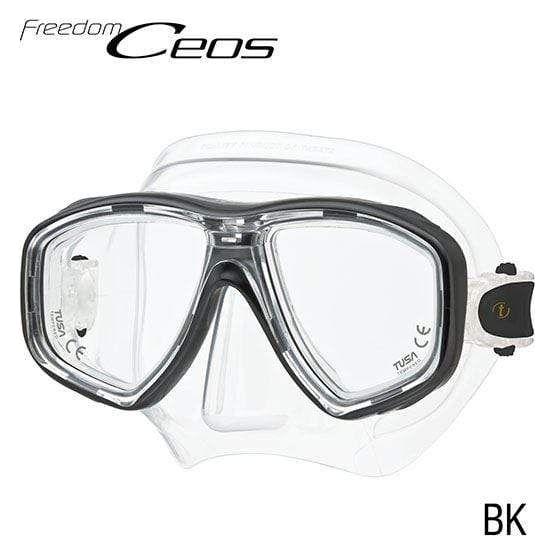 TUSA Dual Lens Mask Black / Clear Tusa Ceos Mask