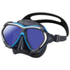 TUSA Dual Lens Mask Fishtail Blue Tusa Paragon Mask