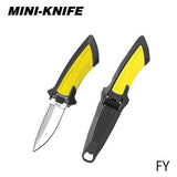 TUSA Knife Yellow / Pointed Tusa Mini BCD Knife
