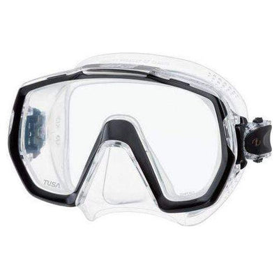 TUSA Single Lens Mask Black / Clear Tusa Freedom Elite Mask