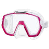 TUSA Single Lens Mask Bougainvillea Pink / Clear Tusa Freedom Elite Mask