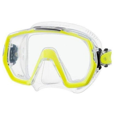 TUSA Single Lens Mask Yellow / Clear Tusa Freedom Elite Mask