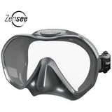 TUSA Single Lens Mask Gun Metal / Standard Tusa M1010 Zensee Mask