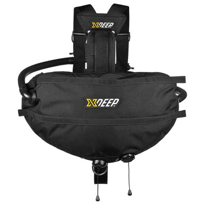 xDeep Sidemount System M - 4 x 1.5kg / Black xDeep -Stealth 2.0 Classic Sidemound System -with Redundant Bladder