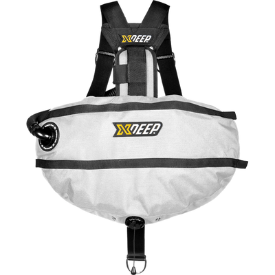 xDeep Sidemount System M - 4 x 1.5kg / White xDeep -Stealth 2.0 Classic Sidemound System -with Redundant Bladder