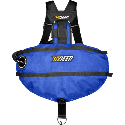 xDeep Sidemount System M - 4 x 1.5kg / Blue xDeep -Stealth 2.0 Classic Sidemound System -with Redundant Bladder