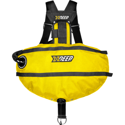 xDeep Sidemount System M - 4 x 1.5kg / Yellow xDeep -Stealth 2.0 Classic Sidemound System -with Redundant Bladder