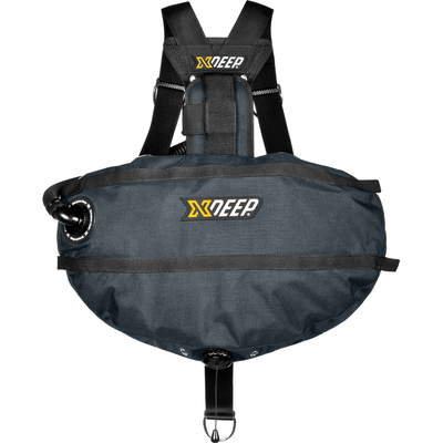 xDeep Sidemount System M - 4 x 1.5kg / Gray xDeep -Stealth 2.0 Classic Sidemound System -with Redundant Bladder