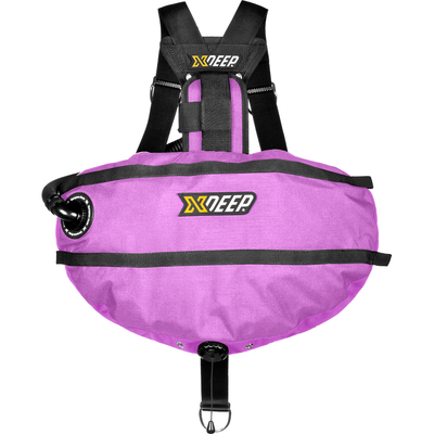 xDeep Sidemount System M - 4 x 1.5kg / Lavender xDeep -Stealth 2.0 Classic Sidemound System -with Redundant Bladder