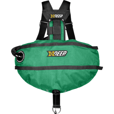 xDeep Sidemount System M - 4 x 1.5kg / SeaGreen xDeep -Stealth 2.0 Classic Sidemound System -with Redundant Bladder
