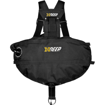 xDeep Sidemount System M - 4 x 1.5kg / Black xDeep -Stealth 2.0 Classic Sidemount System